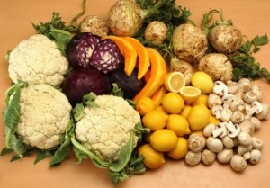 Immagine di frutti e verdure